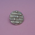 Bouton bambou argent 18mm