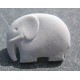 Bouton elephant blanc 25 mm b23
