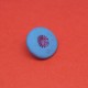 Bouton pistil bleu fuschia  15mm