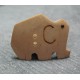 Bouton éléphant noix de coco 30 mm b23