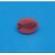 Bouton poisson oval corail 16mm 