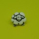 Bouton mouton blanc 13mm