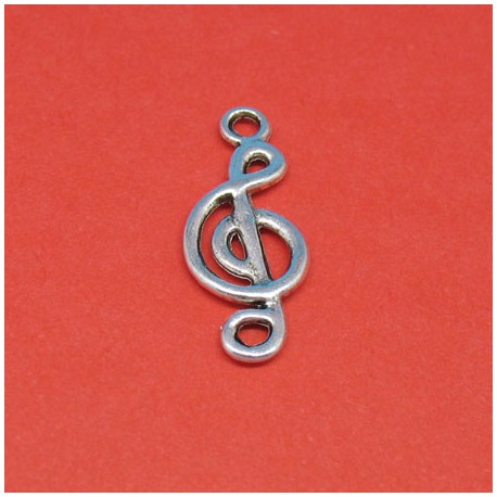 Charms clé de sol argent 20mm