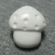 Bouton Champignon blanc 12 mm b22