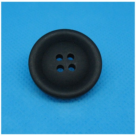 Bouton 4t noir mat 25mm