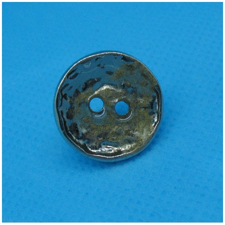 Bouton nickel émaillé or 18mm