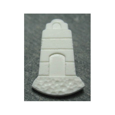 Bouton phare blanc 27mm