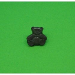 Bouton ourson marron 11mm