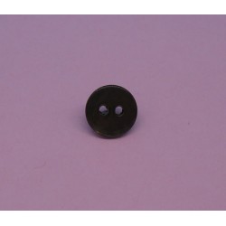 Bouton nacre agoya marron fonçé 9mm