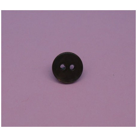 Bouton nacre agoya marron fonçé 9mm