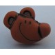 Bouton souris marron clair 15 mm b8