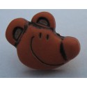 Bouton souris marron clair 15 mm b8