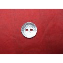 Bouton martelé argent 23mm 