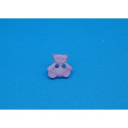 Bouton ours rose 11mm