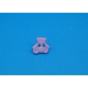 Bouton ours rose 11mm