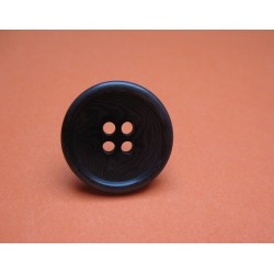 Bouton ivoire végétal anthracite 20mm