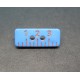 Bouton regle bleue 20mm