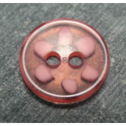 Bouton pétale rose 13 mm b57