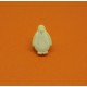 Bouton pingouin jaune 15mm