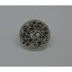 Bouton martelé vieil argent 19mm