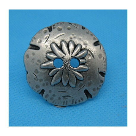 Bouton edelweiss 40mm