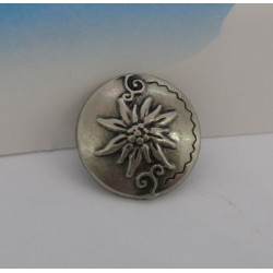 Bouton edelweiss 15mm