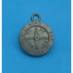 Pendentif boussole grise 18mm