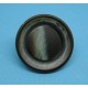 Bouton imitation corne marron amande 45mm