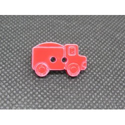 Bouton camion rouge 21mm