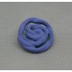 Bouton rose violette 22mm