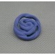 Bouton rose violette 22mm