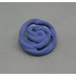 Bouton rose violette 22mm