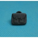 Bouton cartable anthracite 16mm