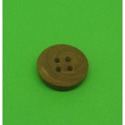 Bouton buis 4t marron clair 15mm