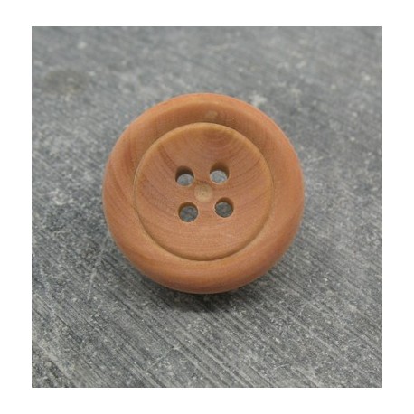 Bouton buis rose 22mm