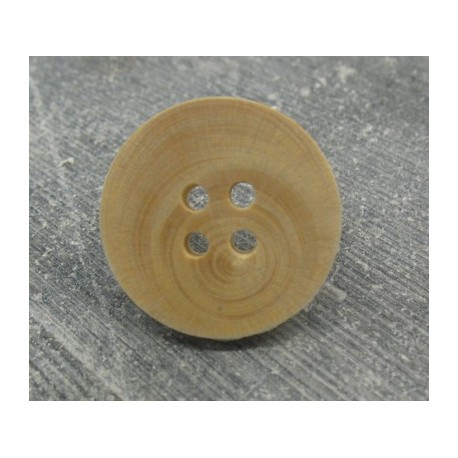 Bouton buis plat 4t beige 20mm