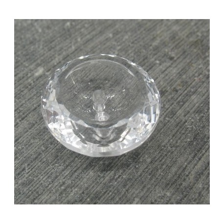 Bouton translucide crystal 21mm