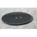 Bouton languette noire brillant 58mm