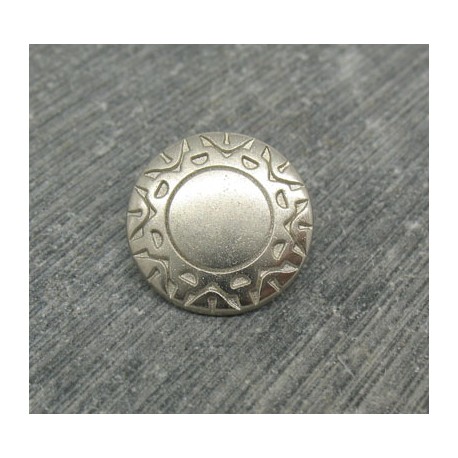 Bouton incas argent 15mm