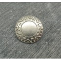 Bouton incas argent 15mm