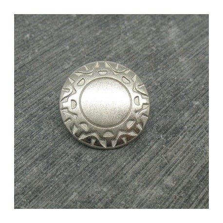 Bouton incas argent 18mm