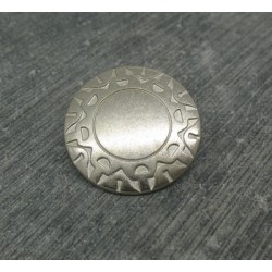 Bouton incas argent 23mm