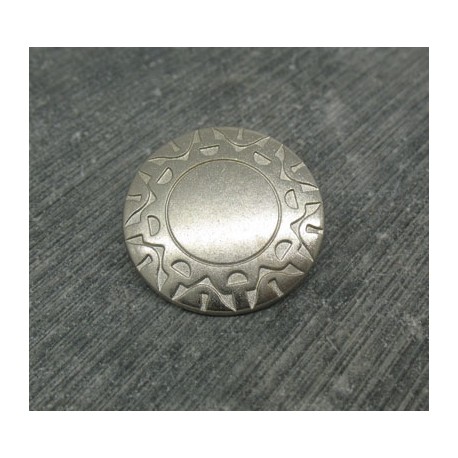 Bouton incas argent 23mm