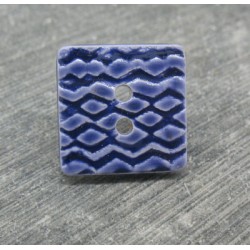 Bouton azulejo violet 17mm