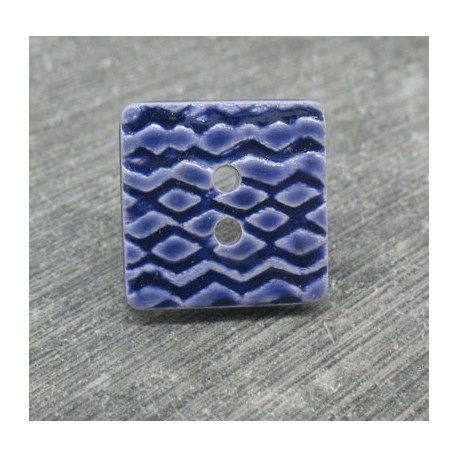 Bouton azulejo violet 17mm