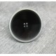 Bouton noir cercle nacré 34mm