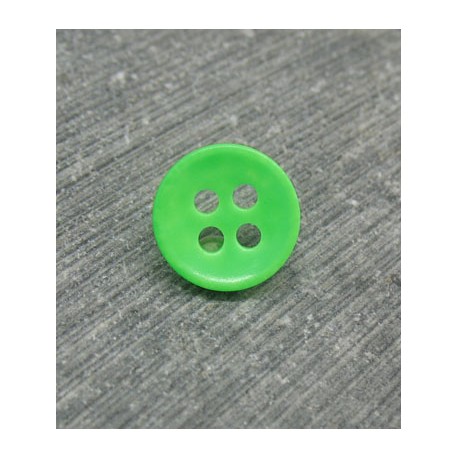 Bouton fluo vert 10mm