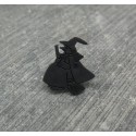 Bouton sorcière noir 14mm