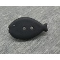 Bouton poisson noir 23mm