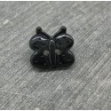 Bouton papillon noir 13mm